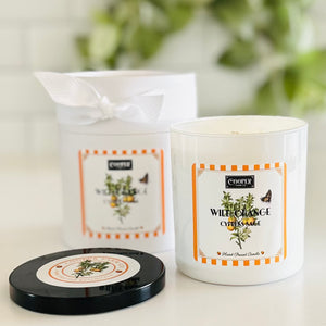 Wild Orange Cypress Sage Soy Wax Candle